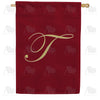America Forever Ornate Script Monogram House Flag