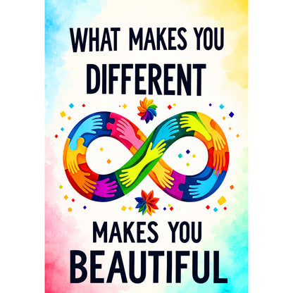 What Makes You Different Autism Awareness House Flag