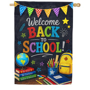 America Forever Welcome Back to School House Flag