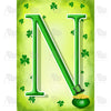 America Forever St. Patty's Pot O' Gold Monogram House Flag