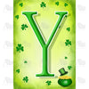 America Forever St. Patty's Pot O' Gold Monogram House Flag