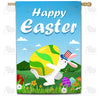 America Forever American Easter Bunny House Flag