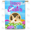 America Forever Happy Easter Basket Bunny House Flag