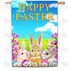America Forever Easter Bunny Meeting House Flag
