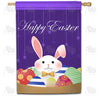 America Forever Happy Easter Cartoon Bunny House Flag