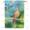 America Forever Oil Painting Cardinal House Flag