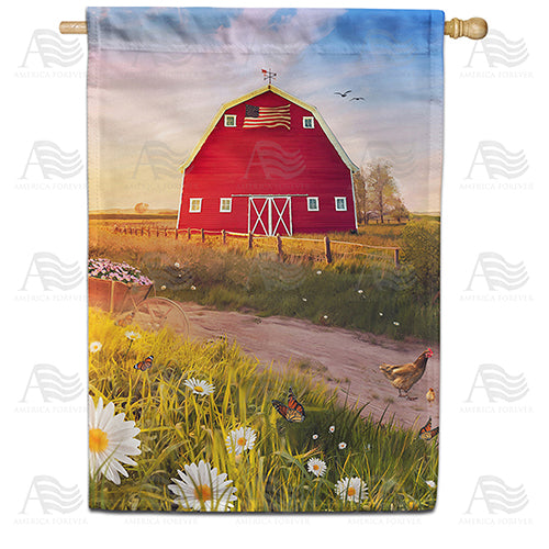 America Forever American Spring Barn House Flag