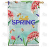 America Forever Spring Flowers at the Lake House Flag