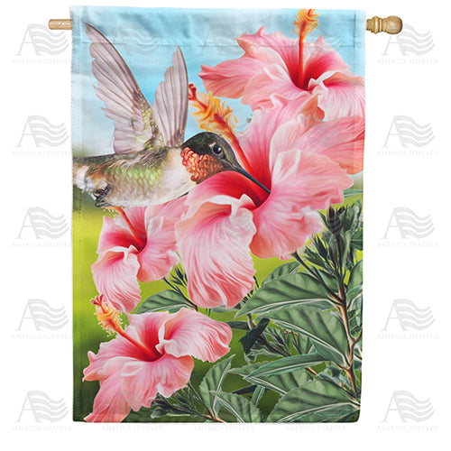 America Forever Sipping Nectar House Flag