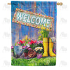 America Forever Garden Shed Welcome House Flag