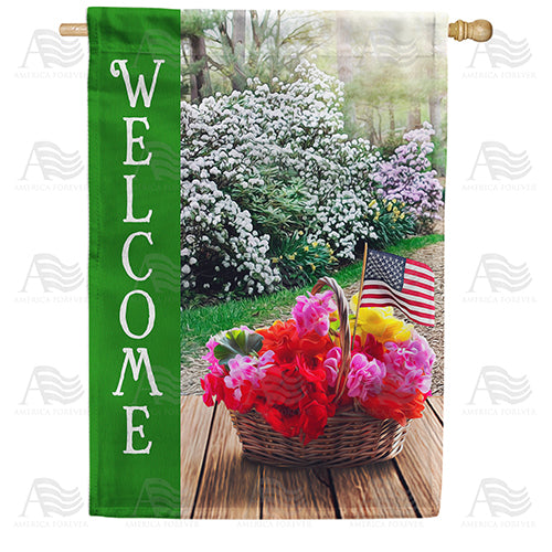 America Forever The Welcome Path House Flag