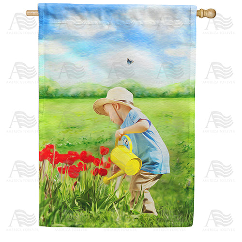 America Forever Granny's Little Helper House Flag