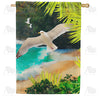 America Forever Soaring Gulls House Flag