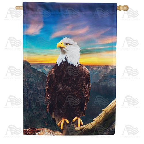 America Forever Regal Eagle House Flag