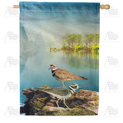 America Forever Killdeers By Water House Flag