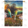 America Forever Chestnut Headed Bee Eaters House Flag