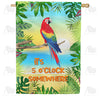 America Forever It's 5 O'clock Somewhere! House Flag
