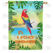 America Forever It's 5 O'clock Somewhere! House Flag