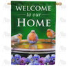 America Forever Songbird Welcome To Our Home House Flag
