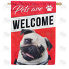 America Forever Pets Are Welcome House Flag