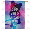 America Forever Cat Approval Required House Flag
