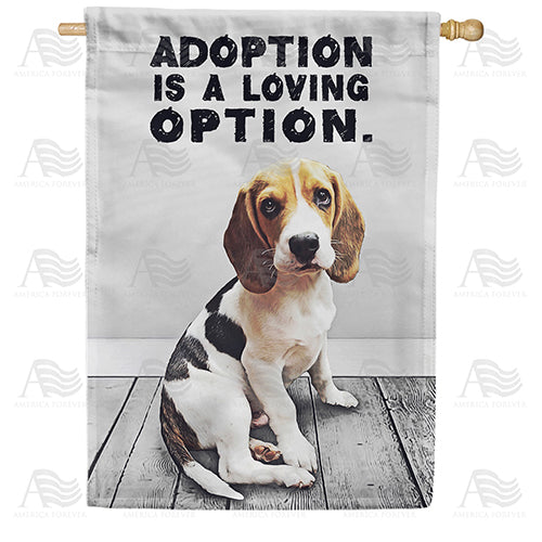 America Forever Adopt A Furry Friend House Flag