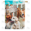 America Forever Pet Friendly Zone - Dog Trio House Flag