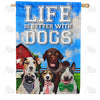 America Forever Dog Models House Flag
