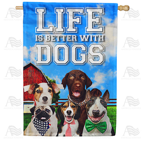 America Forever Dog Models House Flag