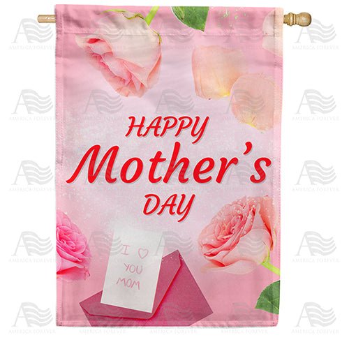 America Forever Note To Mom House Flag