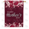 America Forever Burgundy Roses For Mother House Flag
