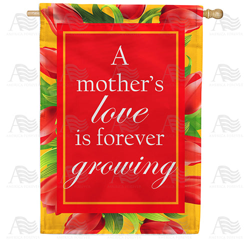 America Forever A Mother's Love Is Vibrant! House Flag