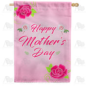 America Forever Pink Mother's Day Greeting House Flag