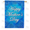 America Forever Mother's Day Blue Lattice House Flag
