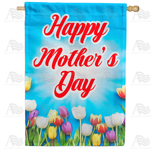 America Forever Mom's Special Day House Flag