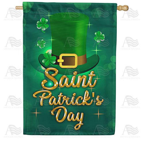 America Forever Saint Patrick's Day House Flag
