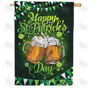 America Forever Cheers To St. Patrick House Flag