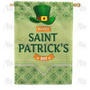 America Forever Happy Saint Patrick's Day House Flag