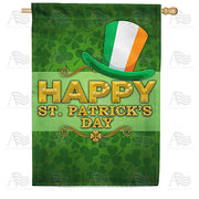 America Forever St. Pat's Irish Hat House Flag