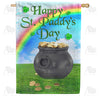 America Forever Happy St. Paddy's Day House Flag
