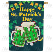 America Forever Green Beer Toast! House Flag