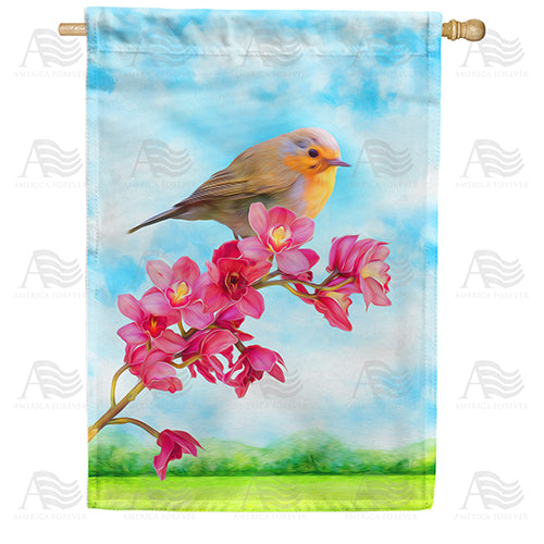 America Forever Spring Warbler House Flag