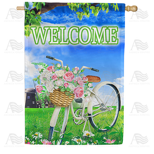 America Forever Spring Bike Ride House Flag