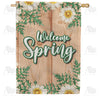 America Forever Poppies On Wood House Flag