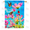 America Forever Spring Is Popping Up! House Flag