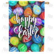 America Forever Colorful Easter House Flag