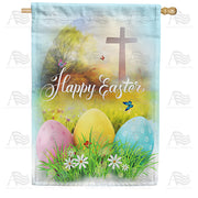 America Forever Happy Easter Morning House Flag
