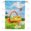 America Forever Easter Eggs Basket House Flag