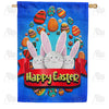 America Forever Easter Bunny Trio House Flag