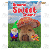 America Forever Toadstool Gnome House Flag